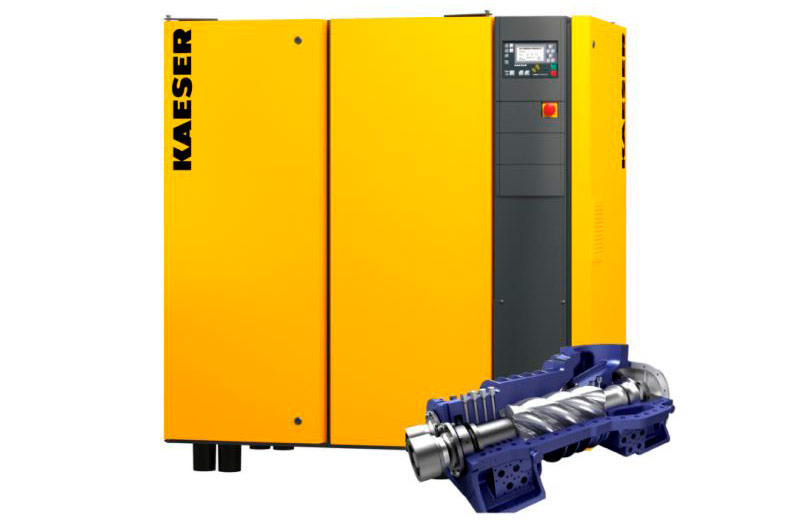 Compresor de tornillo eficiente de marca Kaeser
